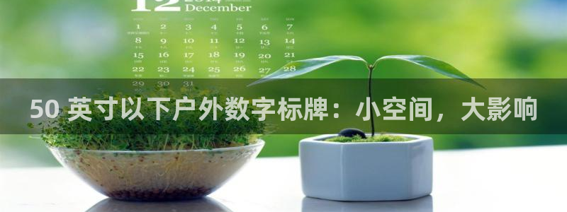 杏宇平台招商电话号码：50 英寸以下户外数字标牌：小空间，大影响