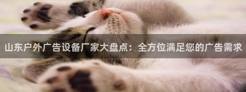 杏宇平台登录步骤：山东户外广告设备厂家大盘点：全方位满足您的广告需求