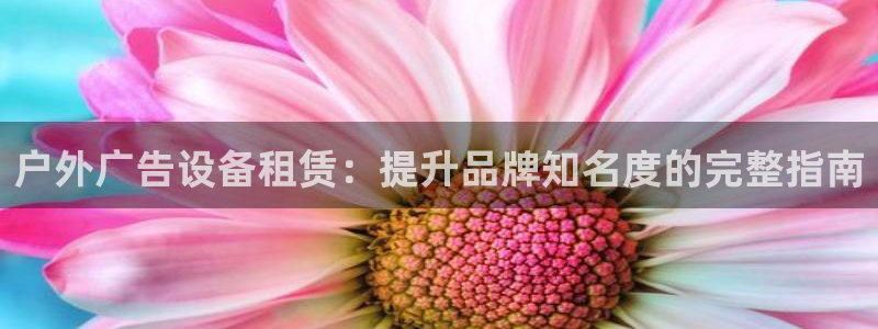 杏宇平台代理多少钱：户外广告设备租赁：提升品牌知名度的完整指南