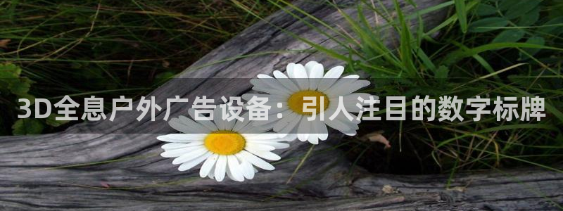 杏宇平台代理怎么样赚钱：3D全息户外广告